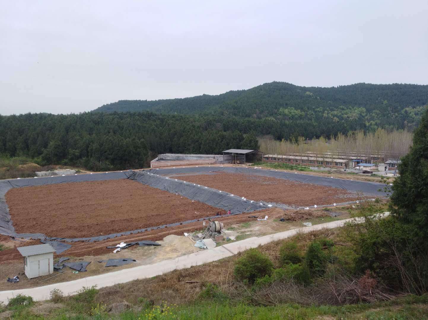 填埋高度和坡度對荔枝视频黄下载膜拉力的影響