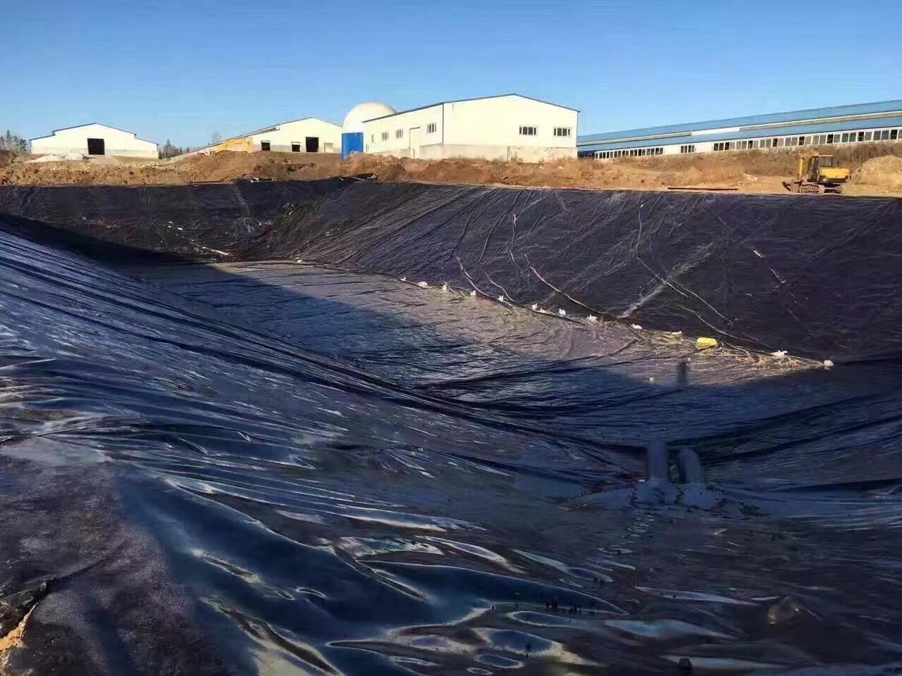 水庫鋪設荔枝视频黄下载膜底部墊層15cm細沙的作用？